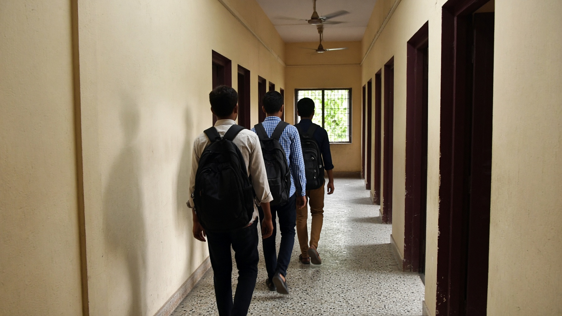 Corridor of the coaching centre